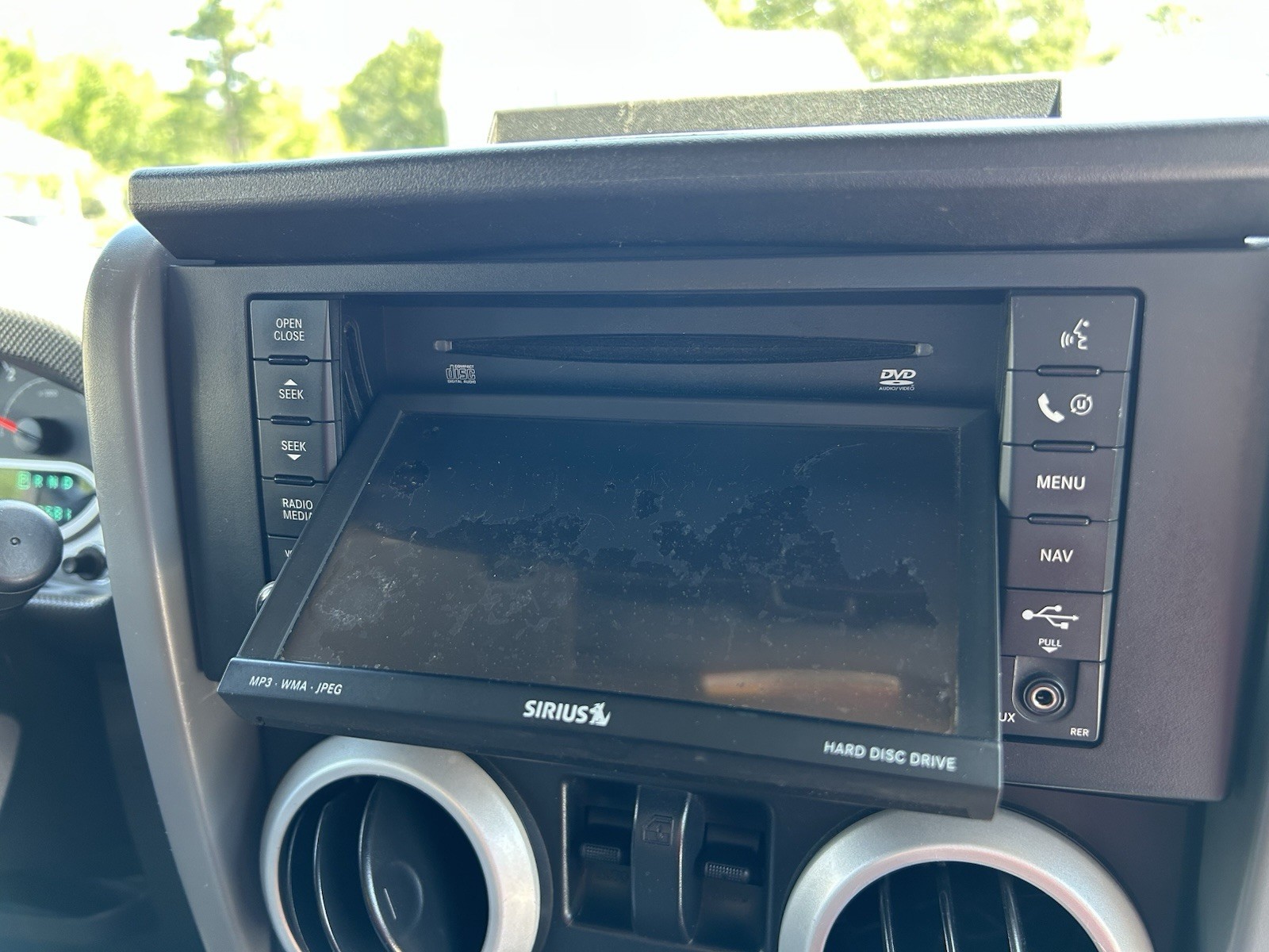 JEEP WRANGLER NAVAGATION SYSTEM RADIO CD PLAYER MOPAR OEM 2007-2010 CHRYSLER