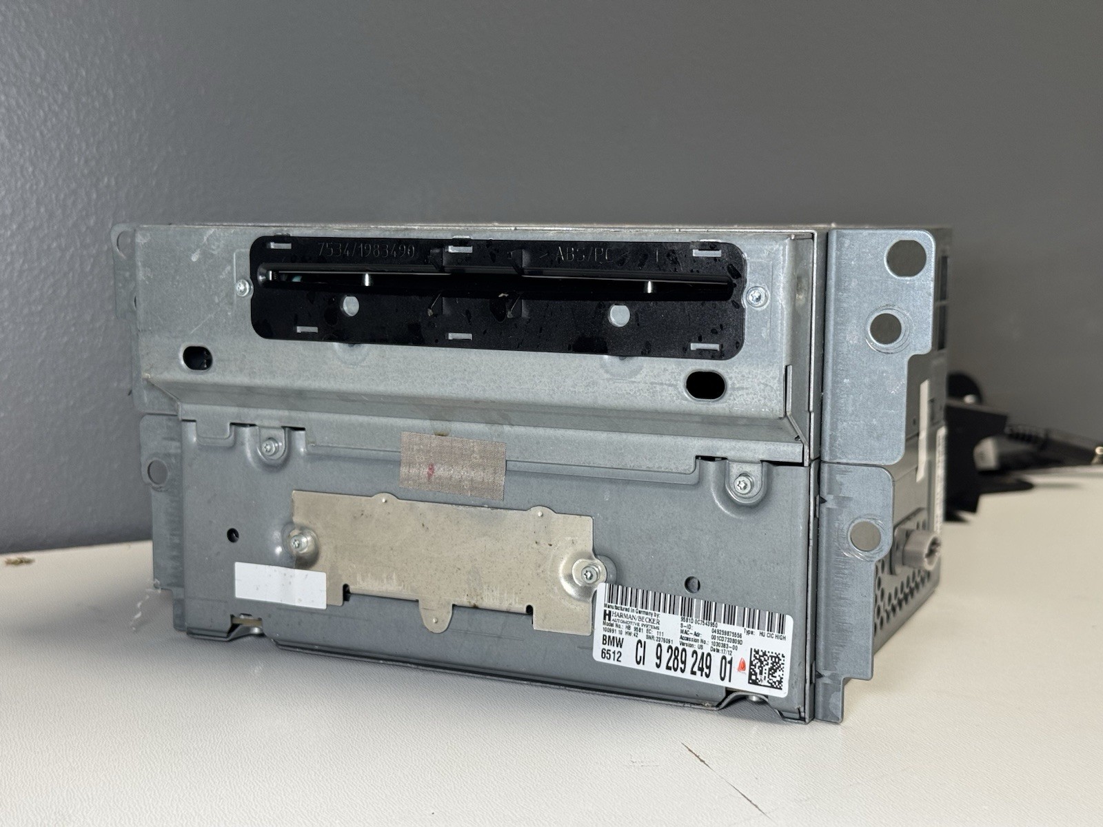 OEM BMW Infotainment and Radio/CD Head-Unit 6512 9 289 249 01