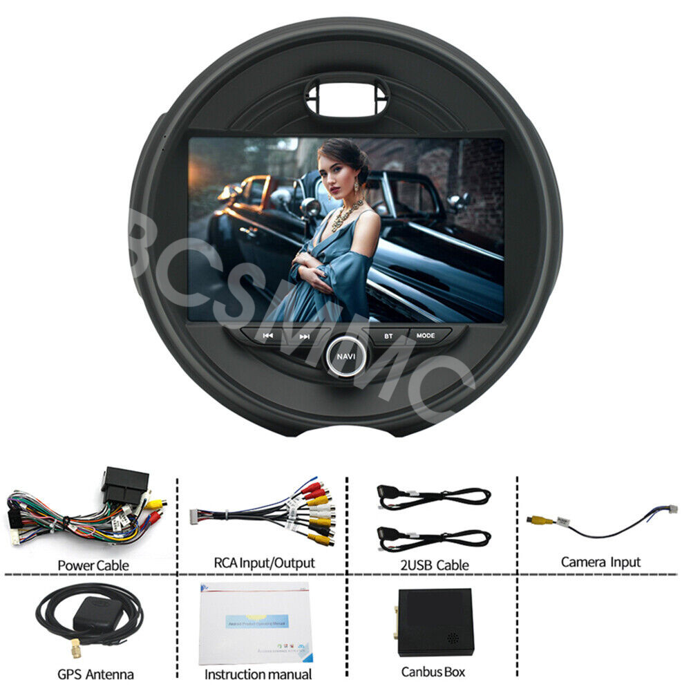 Fit For BMW Mini Cooper F55 F56 2014-2021 Radio Car MP5 Player For Apple Carplay