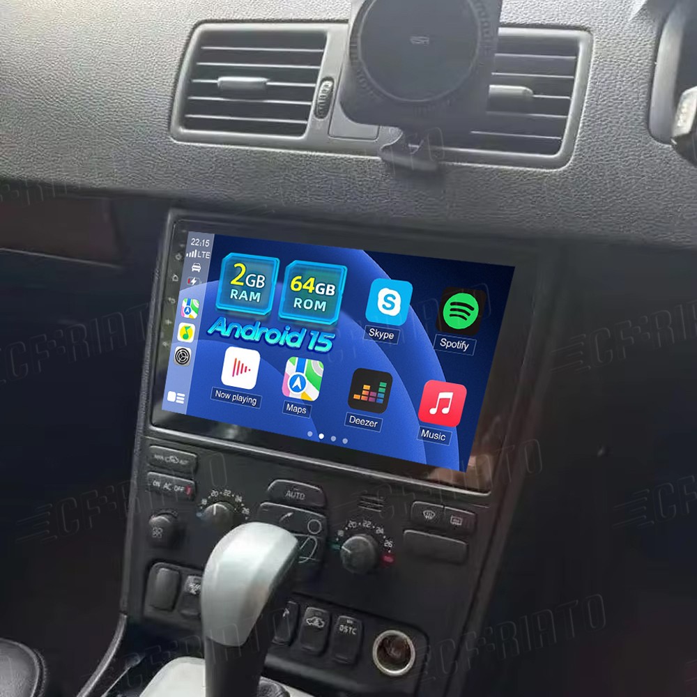 10” Android15 CarPlay For Volvo XC90 2004-2014 Car Radio GPS Navi Stereo Screen