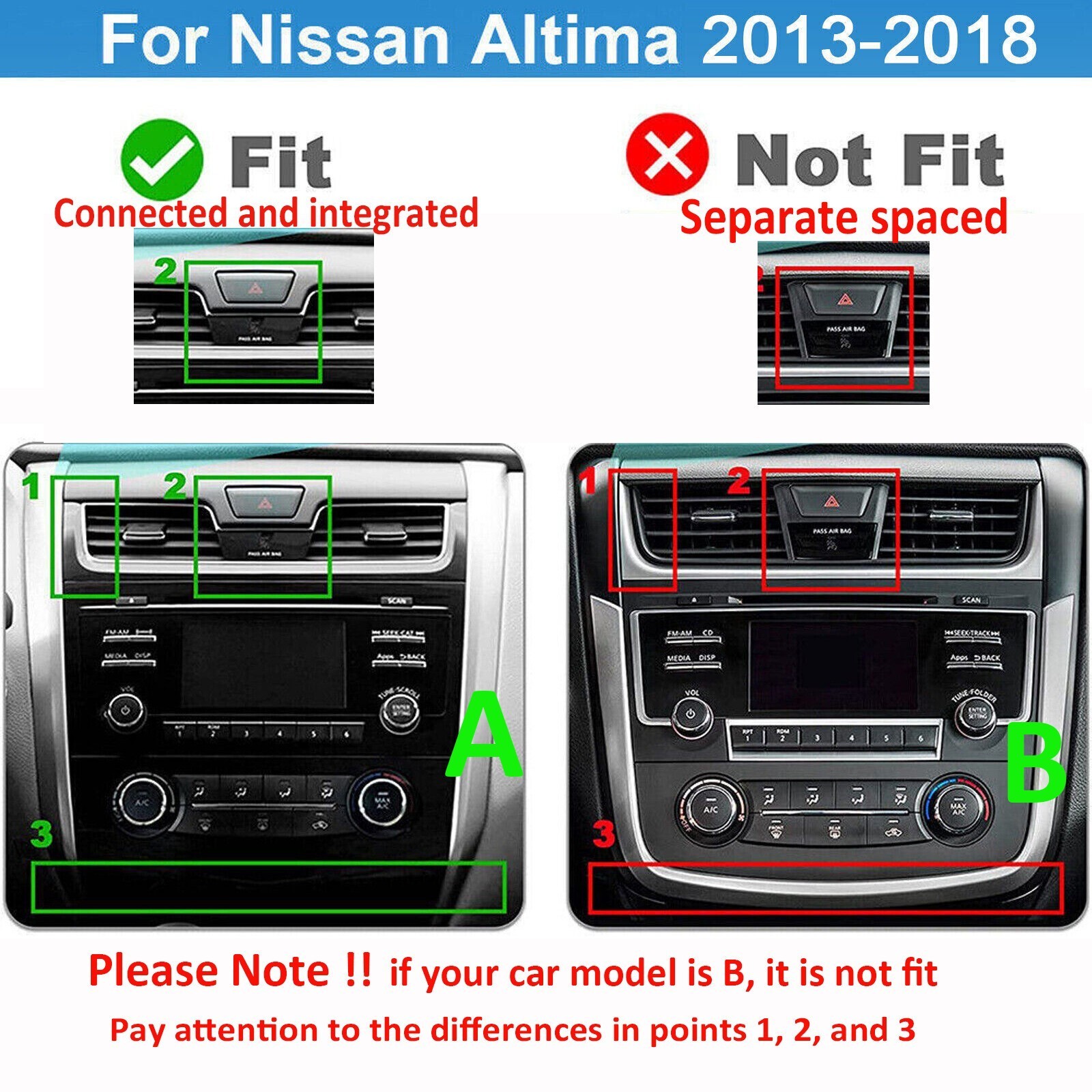 For 2013-2018 Nissan Teana CarPlay Android 13 Car Radio Stereo 4+64G 9in WiFi