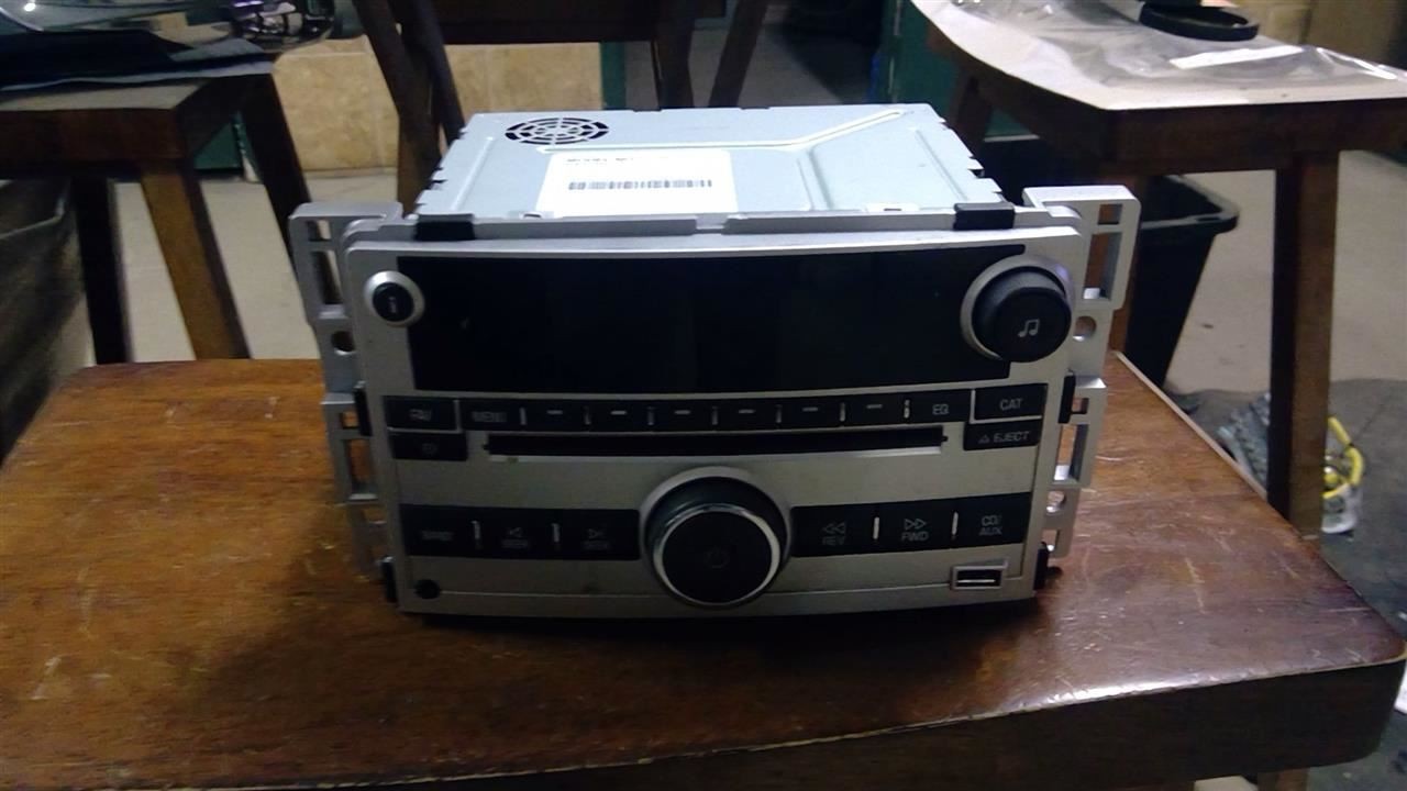 Audio Equipment Radio AM-FM-stereo-CD-MP3-USB Opt Uui Fits 09-12 MALIBU 734480