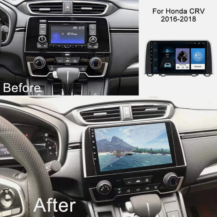 For Honda CRV 2017-2021 Car Radio Stereo Apple Carplay Android 13.0 GPS Navi 64G