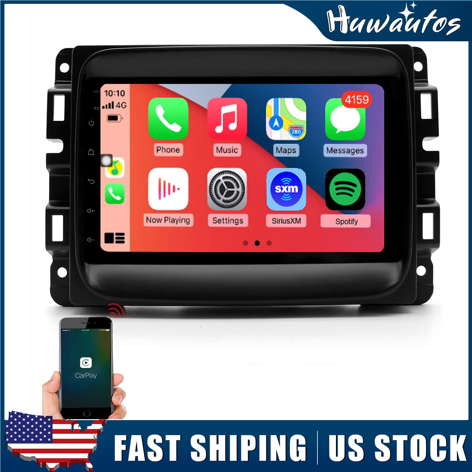 For 2013-18 Dodge Ram 1500 2500 3500 Android 13 Carplay Car Stereo Radio GPS 32G