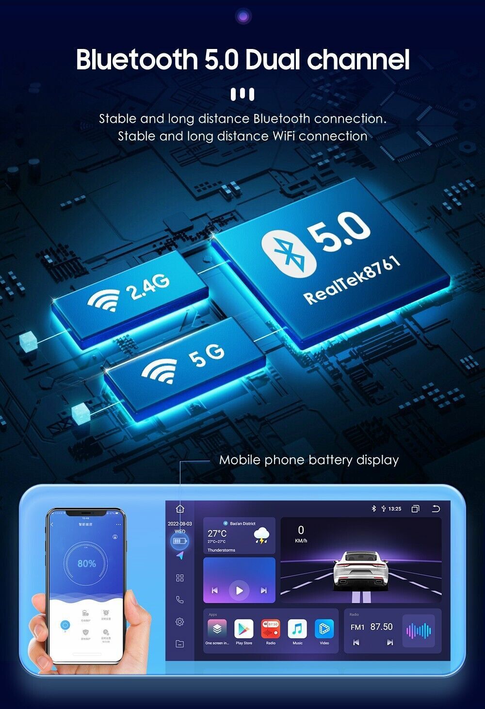 Android 12 8Core Carplay Car Radio Stereo GPS DSP For Lexus IS250 IS350 Headunit