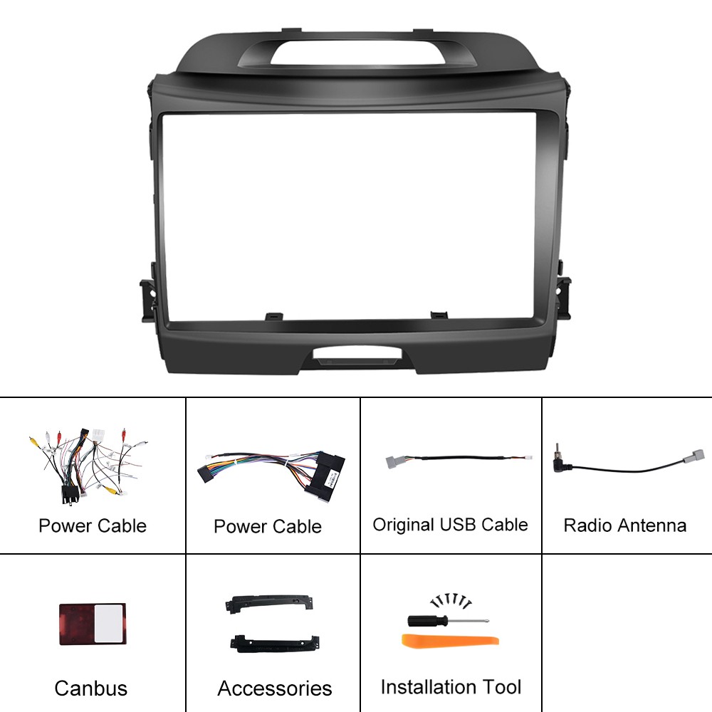 4+64GB Android 15 Carplay Car Stereo Radio For KIA Sportage 2011 2012 2013-2015