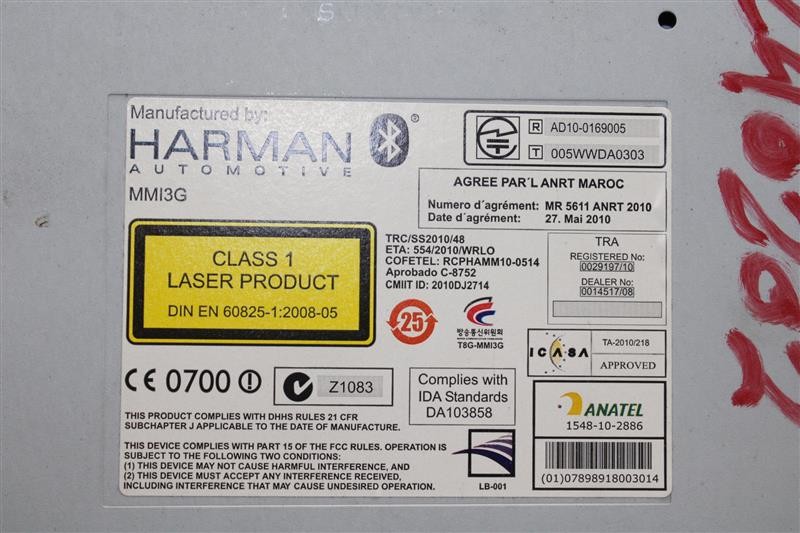 RADIO Audi A6 A7 2012 12 2013 13 2014 14 2015 15 4G0035746C 1347121