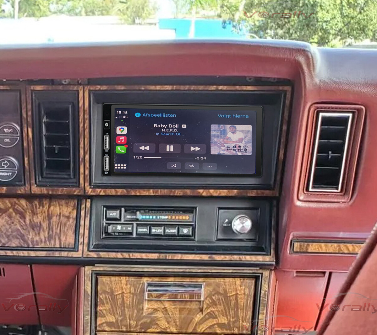 For 1981-1989 Dodge Aries Android 14 GPS Stereo Car Radio , Wireless CarPlay