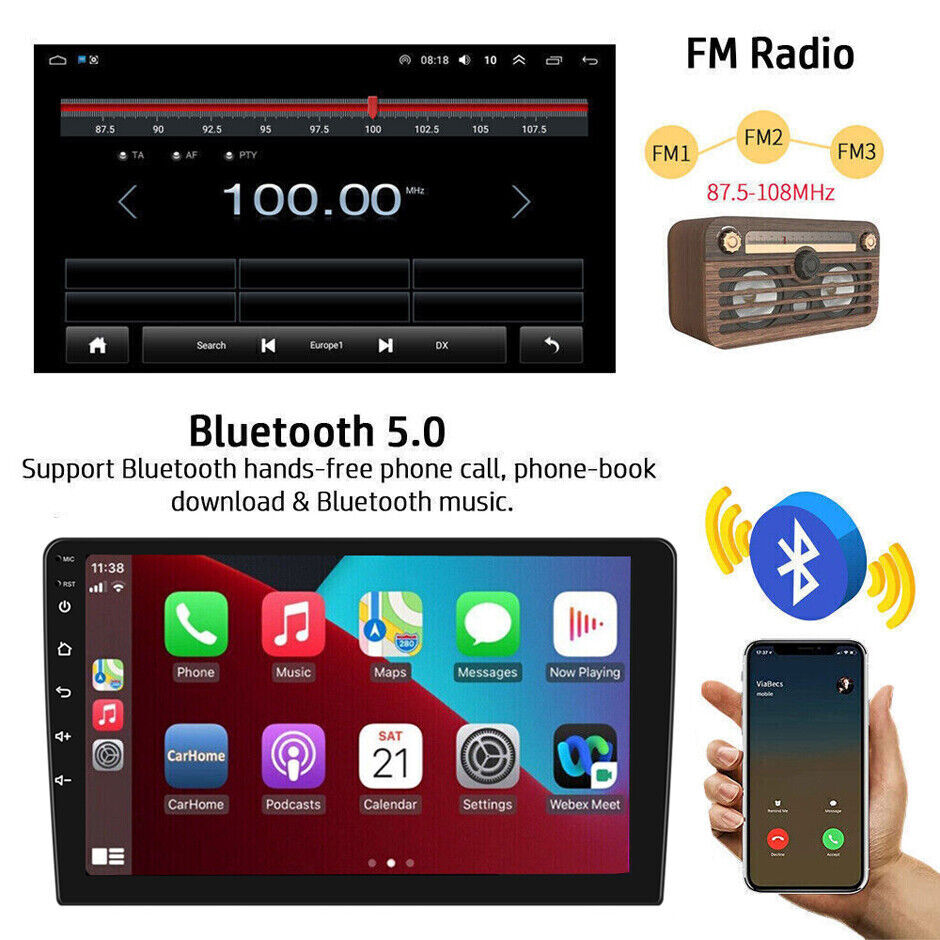 For Jeep Compass Patriot 2010-2016 Car Stereo Radio GPS Radio Carplay Android 12