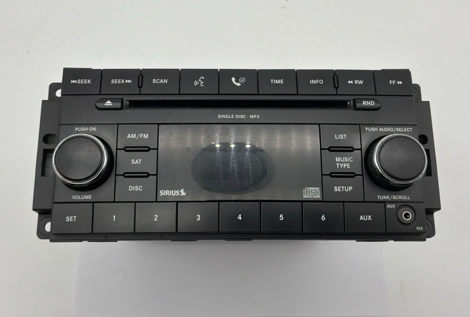 OEM 08-10 Dodge Charger AM FM Radio MP3 Single Disc CD Player Satellite Receiver