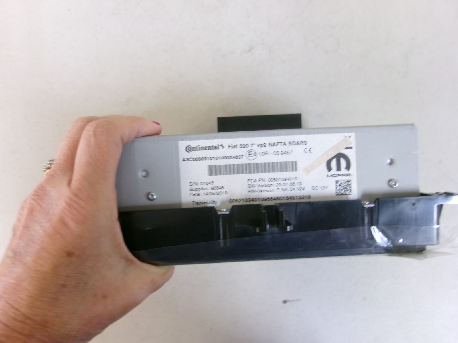 2018-19 Jeep Renegade Compass 7 in. Touchscreen Sat Radio Module 00521094010
