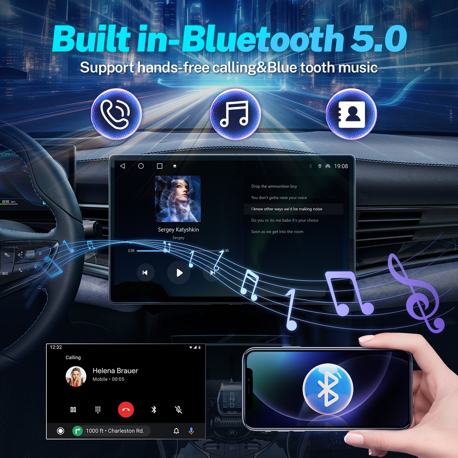 For 2013-2018 Dodge Ram 1500 2500 3500 Android 13 Car Stereo WiFi Radio Carplay