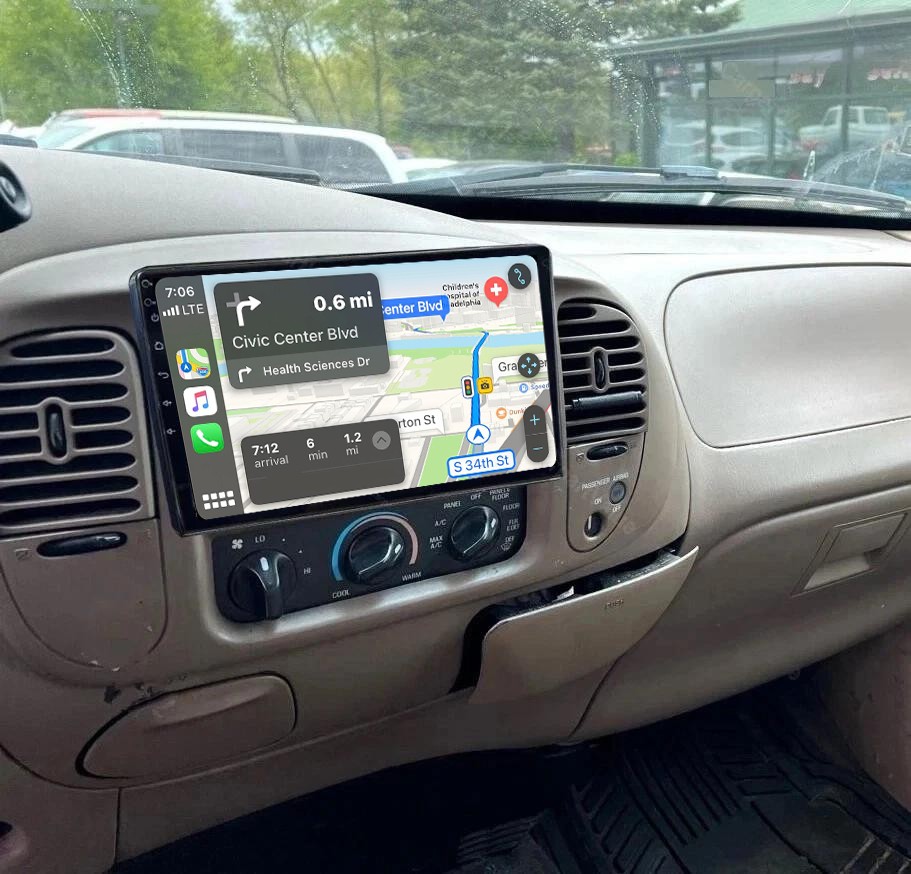 10.1″Android 15 Carplay Car Stereo Radio GPS NAVI 4+64GB For 1997-2004 Ford F150
