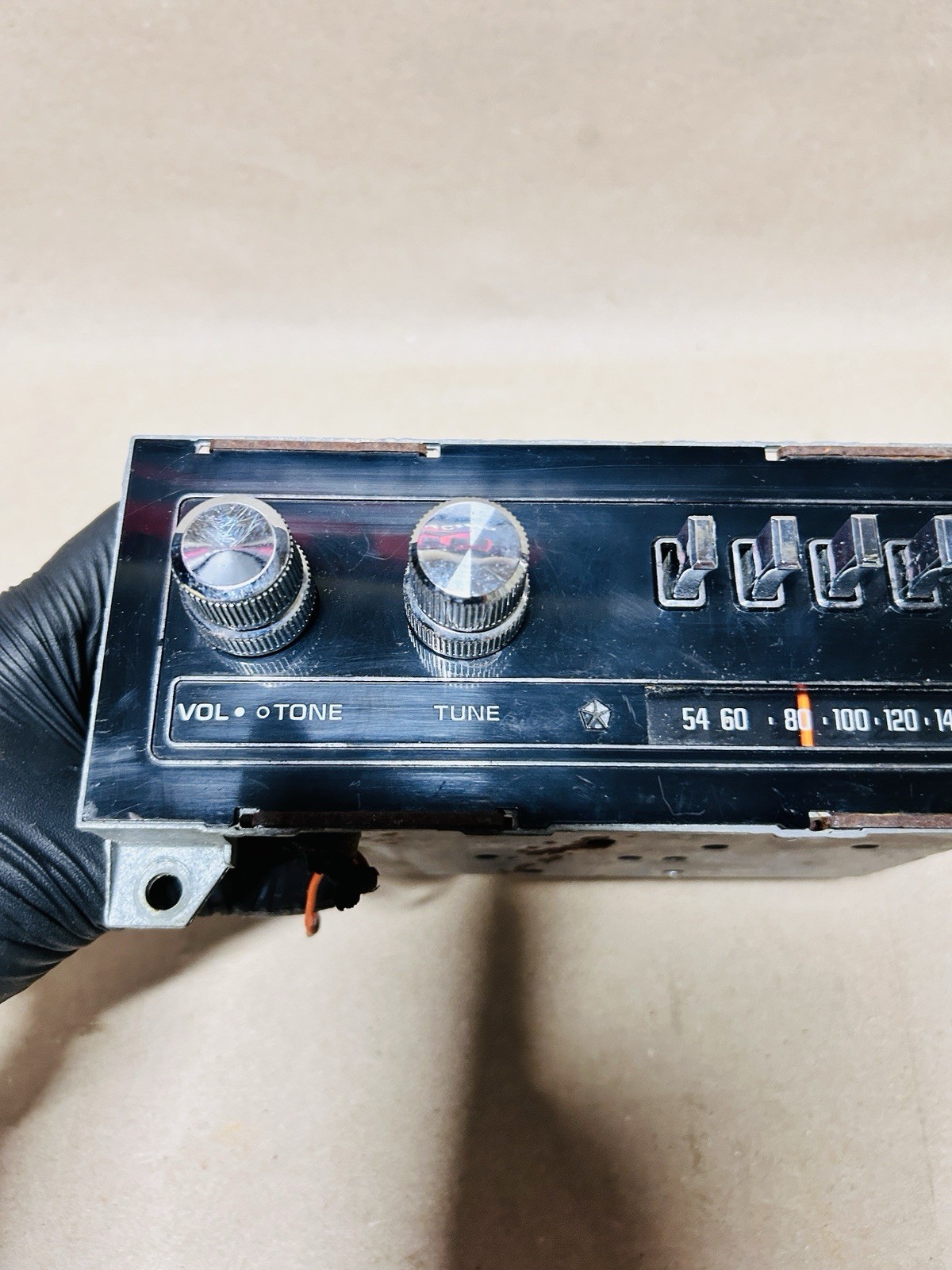 1975-1980 Dodge Truck OEM Radio Tuner AM Only Pushbutton Ramcharger ORIGINAL