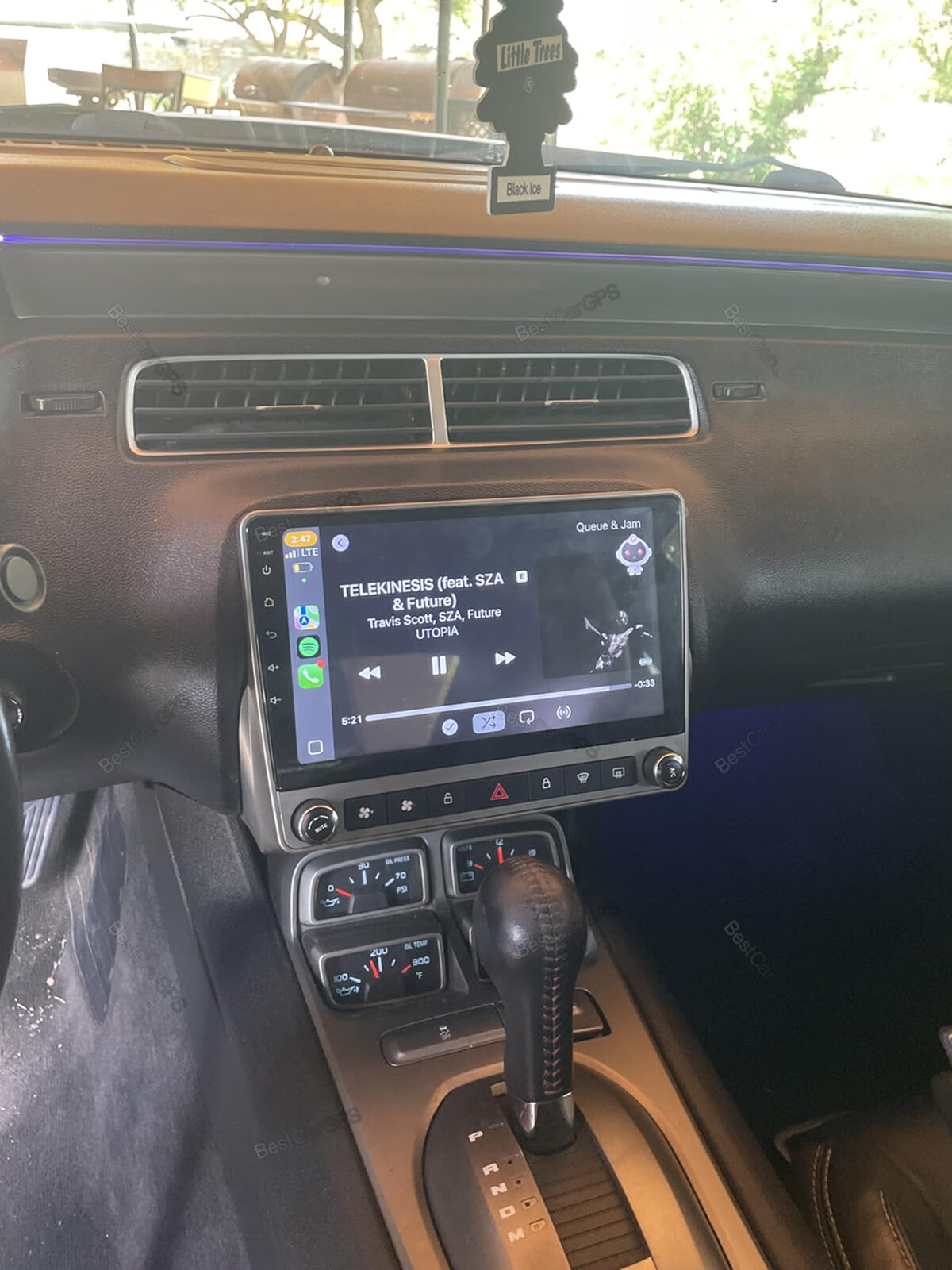 Car GPS DSP WiFi Radio Stereo Carplay Android 13 For Chevrolet Camaro 2010-2015