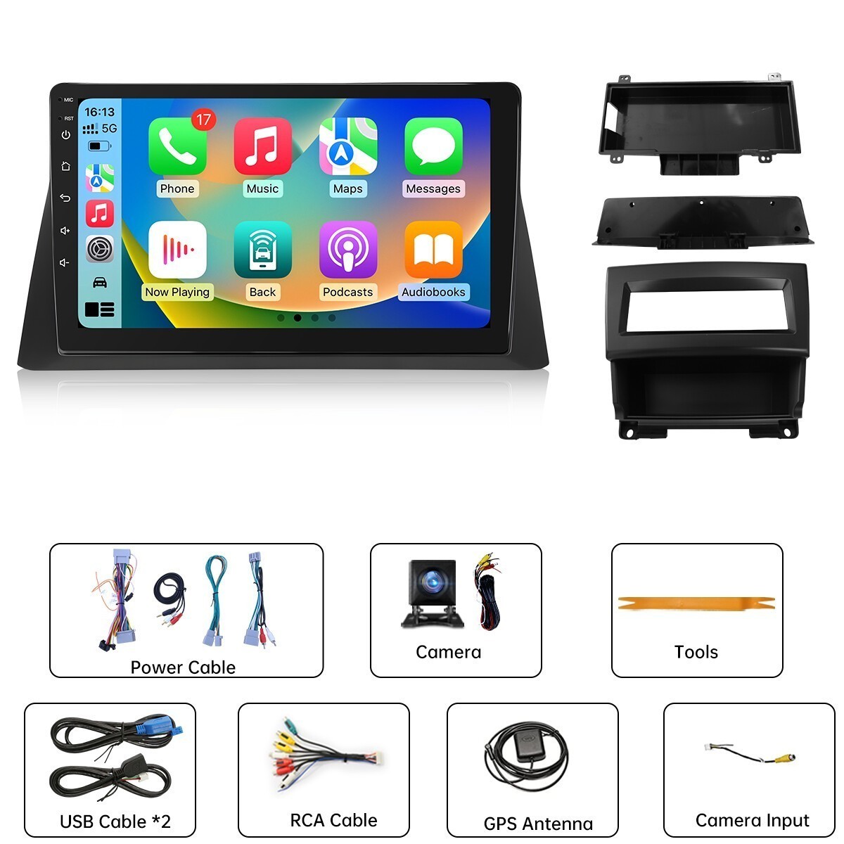 Car Radio Stereo Carplay For 2008-2012 Honda 8th Accord 4+64G 10in Navi GPS