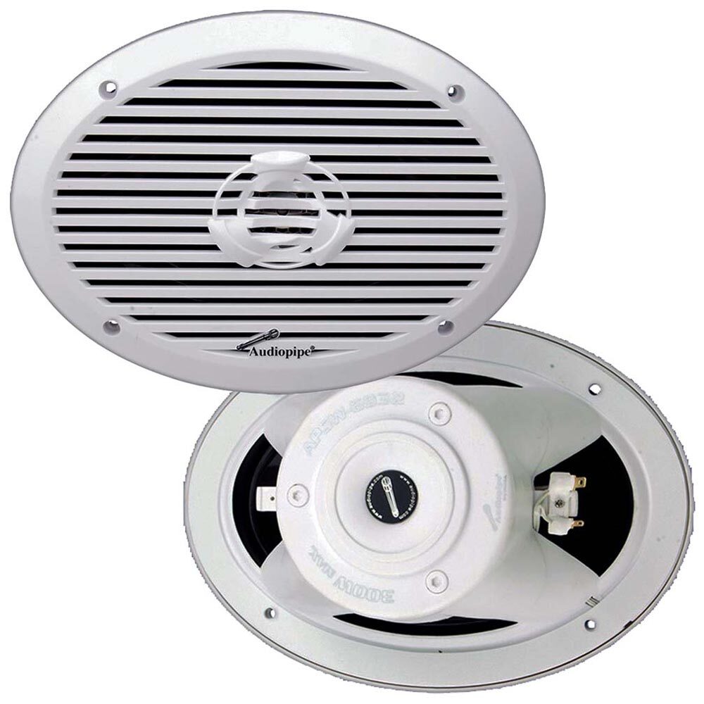 AUDIOPIPE APSW-6932 6″x9″ 150W RMS 2-WAY 4-OHM MARINE COAXIAL SPEAKER SYSTEM NEW