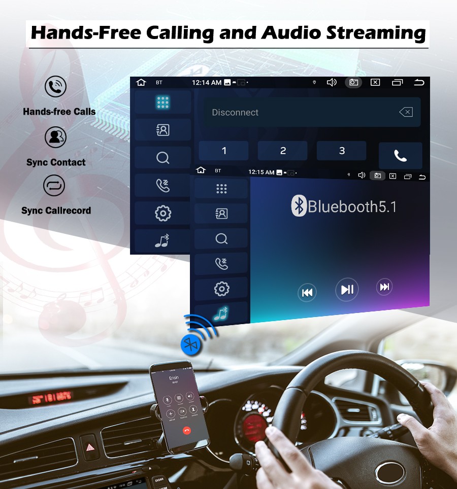 13.3″Screen For Mercedes-benz Sprinter Android GPS Navigation CarPlay Car Stereo