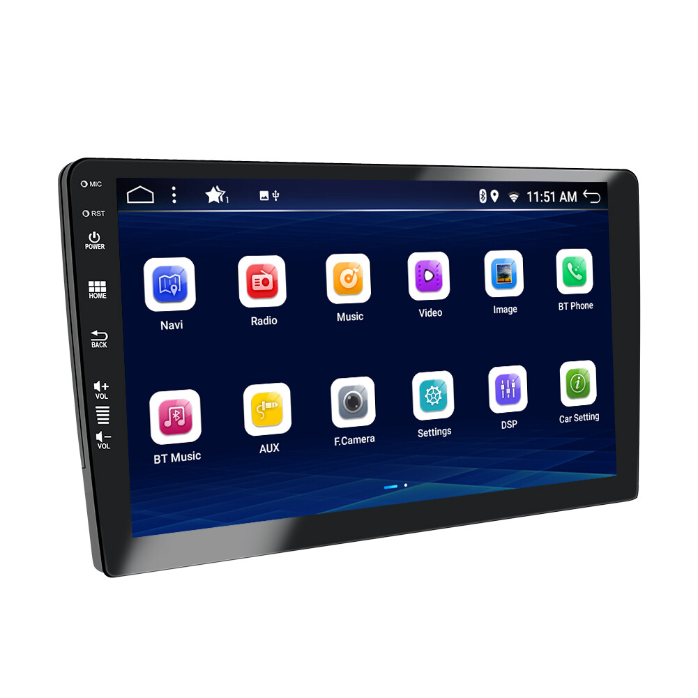 10.1”IPS Double 2 Din Car Stereo Radio GPS CarPlay Navi DSP SWC AM BT 8GB+256GB