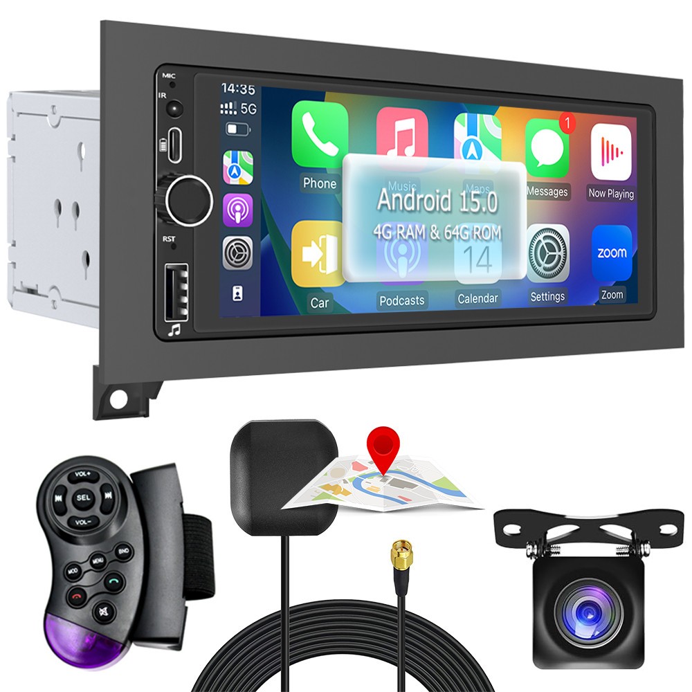 6.9″ For 1997-2002 Dodge Ram Radio Stereo Android Auto Apple CarPlay GPS Navi 4G
