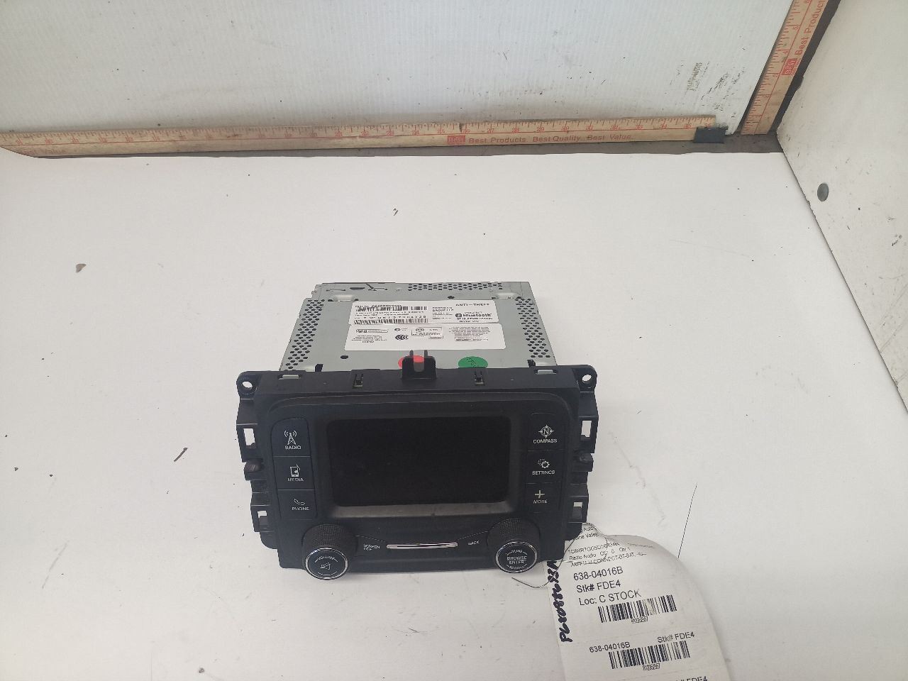 68088693AE AM FM SAT Radio Receiver Opt RA2 from 2013 Ram 1500 12352557