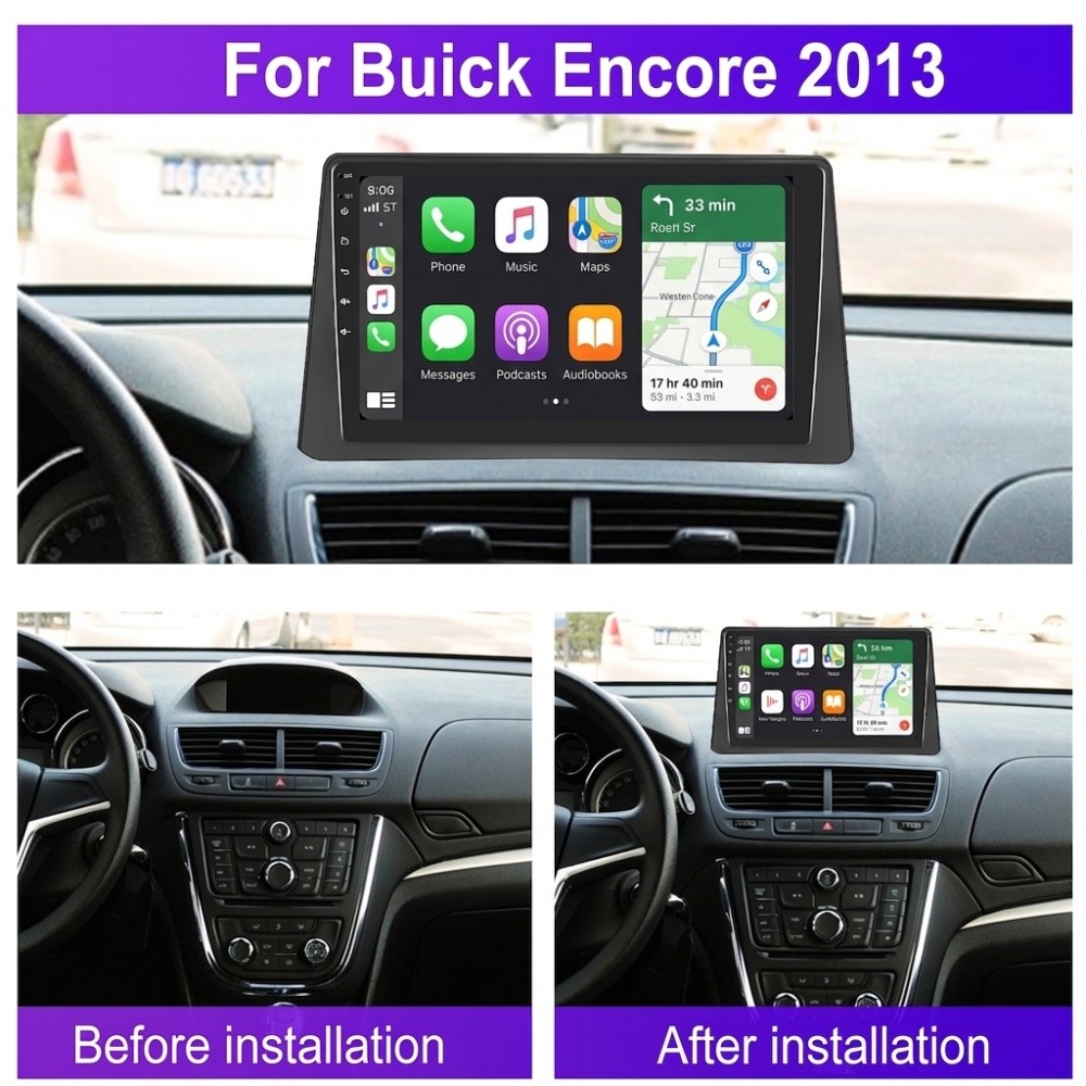 64GB Carplay For Buick Encore 2012-2016 Android 15 Car Stereo Radio GPS Navi DSP