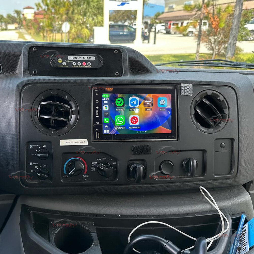 For 2009-2014 Ford E150 E250 E350 7″ Android 13 Carplay Car Stereo Radio GPS Nav