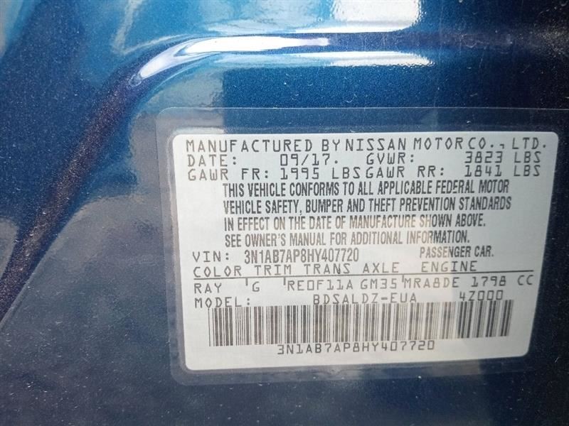 Audio Equipment Radio Receiver Am-fm-stereo Fits 17-19 SENTRA 181421