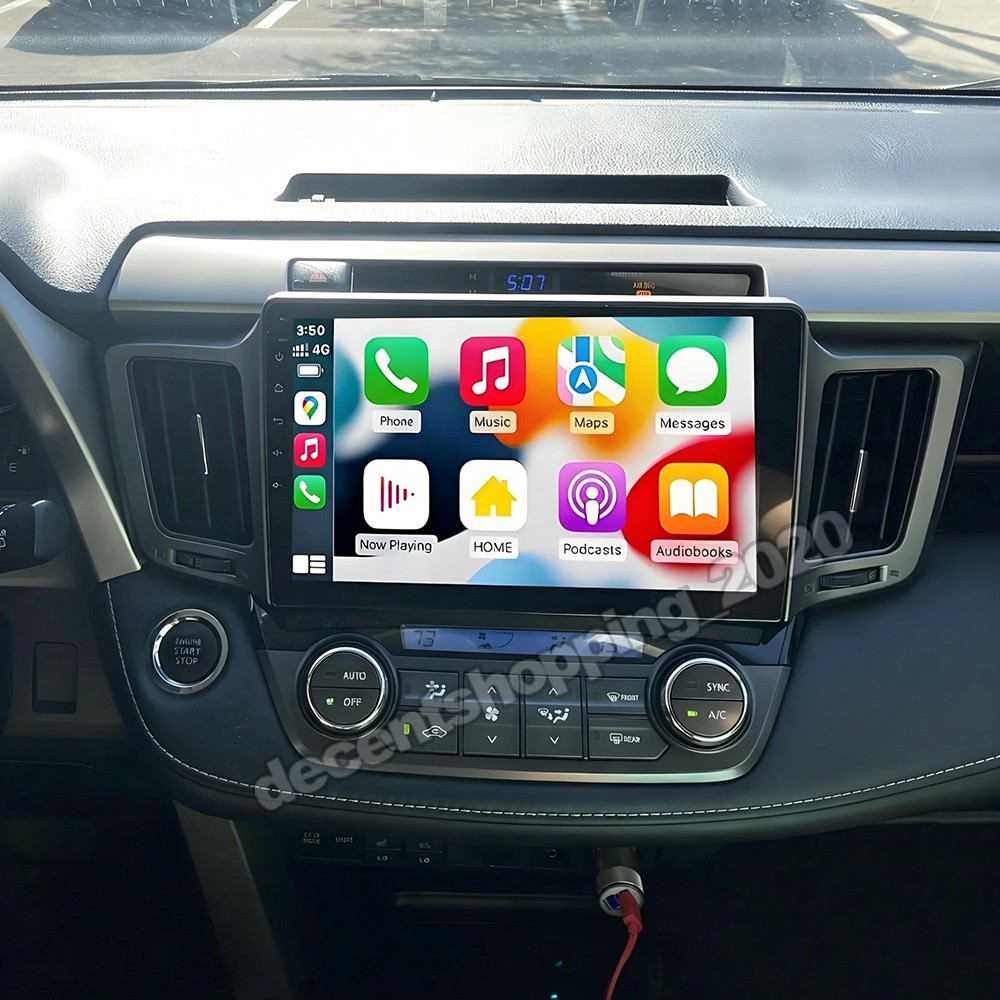 For Toyota RAV4 2013-2018 Android 15 Apple CarPlay Car Stereo Radio GPS BT 10.1″