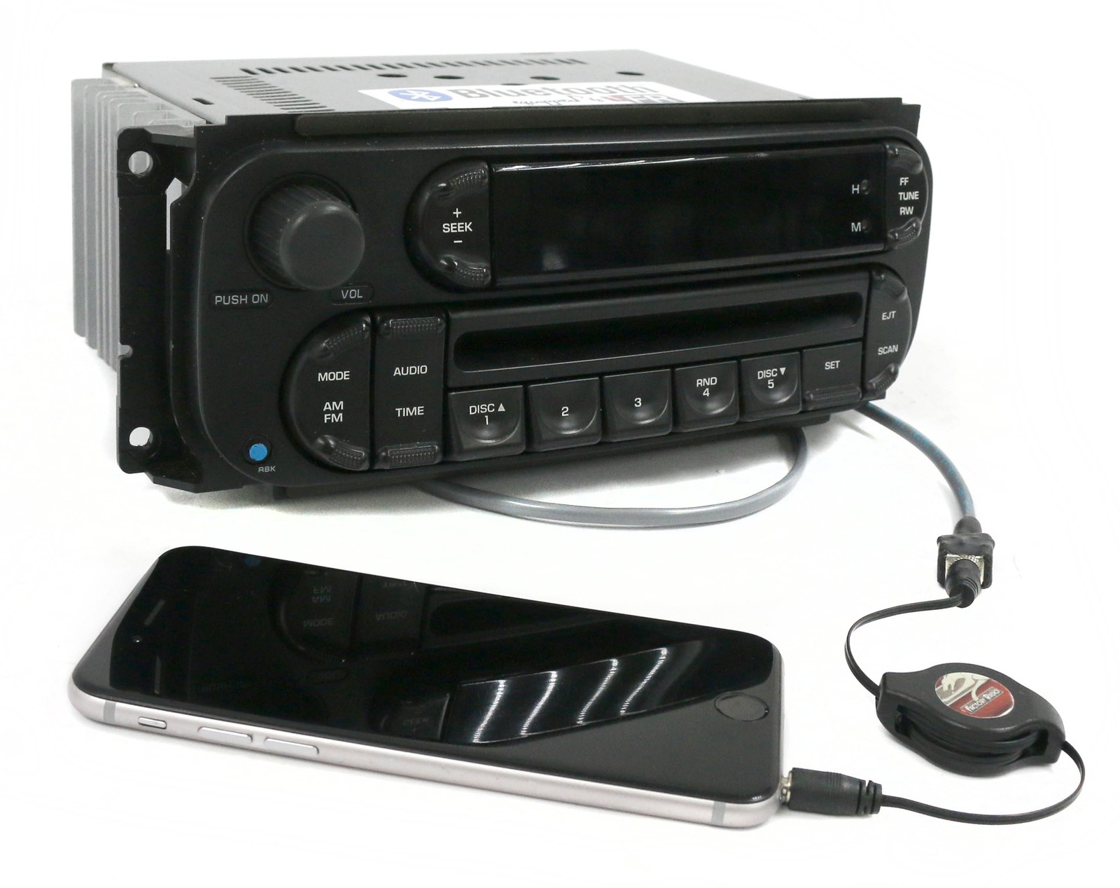 Chrysler Jeep Dodge RBK Digital 22-10 Radio 02-07 AM FM CD Bluetooth Pigtail Aux