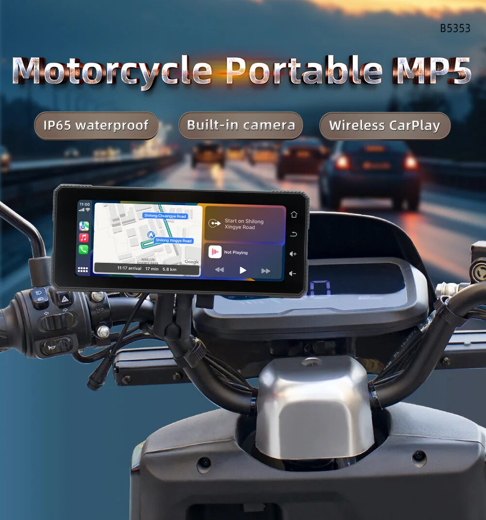 6.86 Inch Wireless Carplay Android AUTO BT Wireless Carplay Navigation Driving