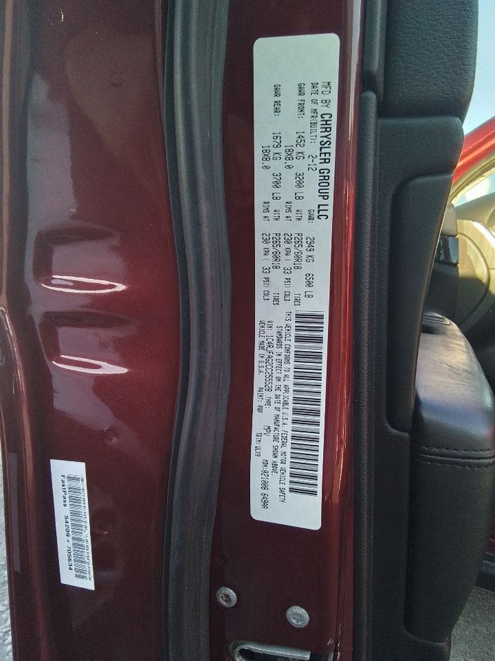 2012 Jeep Grand Cherokee Radio Receiver Face Plate ID RHB