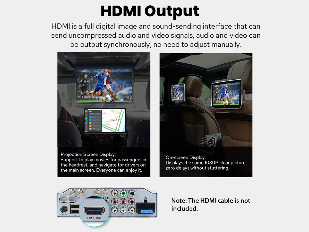 JOYING 15.1″ Universal 1 DIN Qualcomm Snapdragon 6125 Android 12 Car Radio 128GB