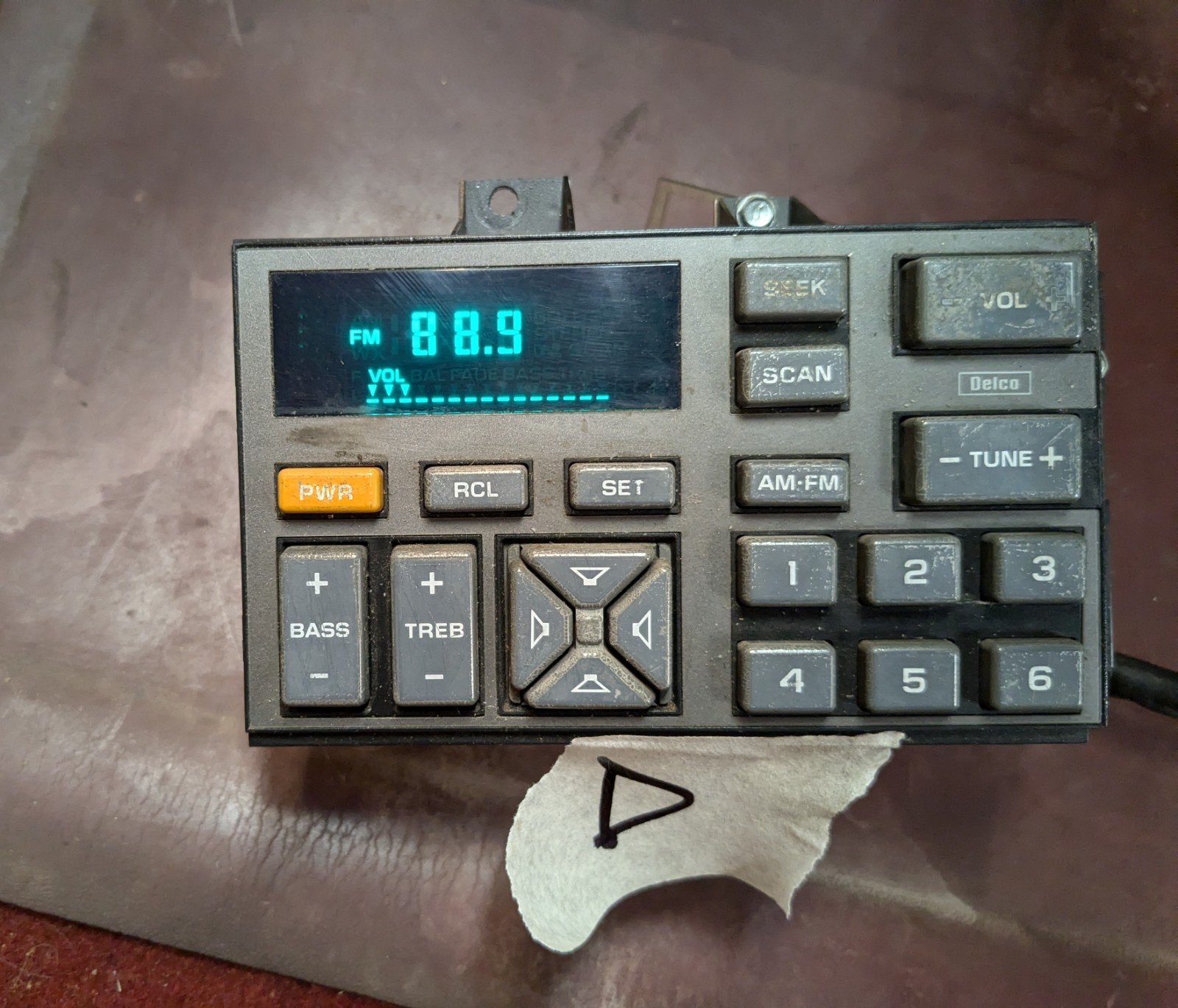 1988-1994 OBS Chevy GMC C/K1500 Silverado Truck Dash AM/FM Radio Tested 16189885