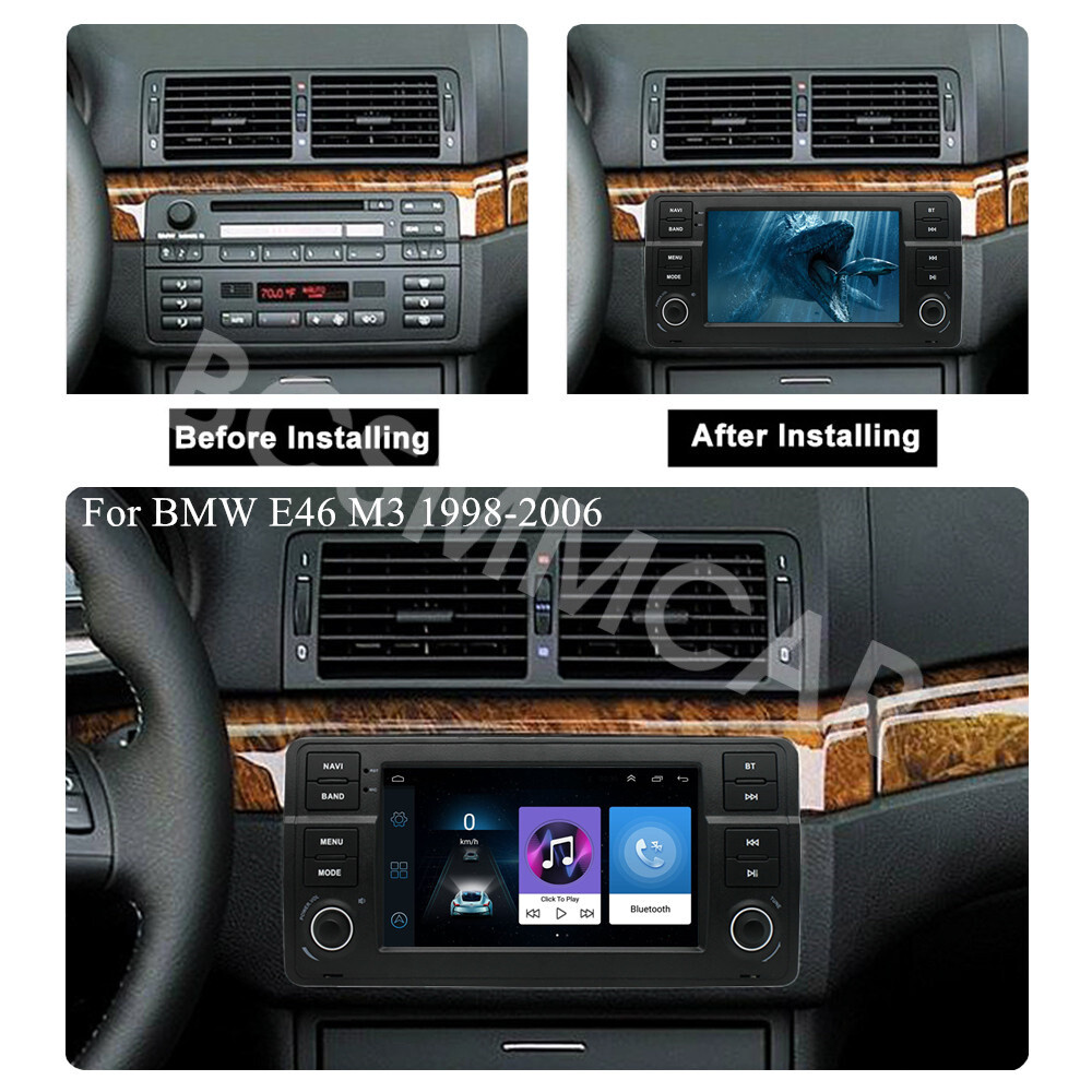 7in Car Multimedia Player WIFI FM/RDS SWC Fit For BMW E46 3 Series M3 1998-2006