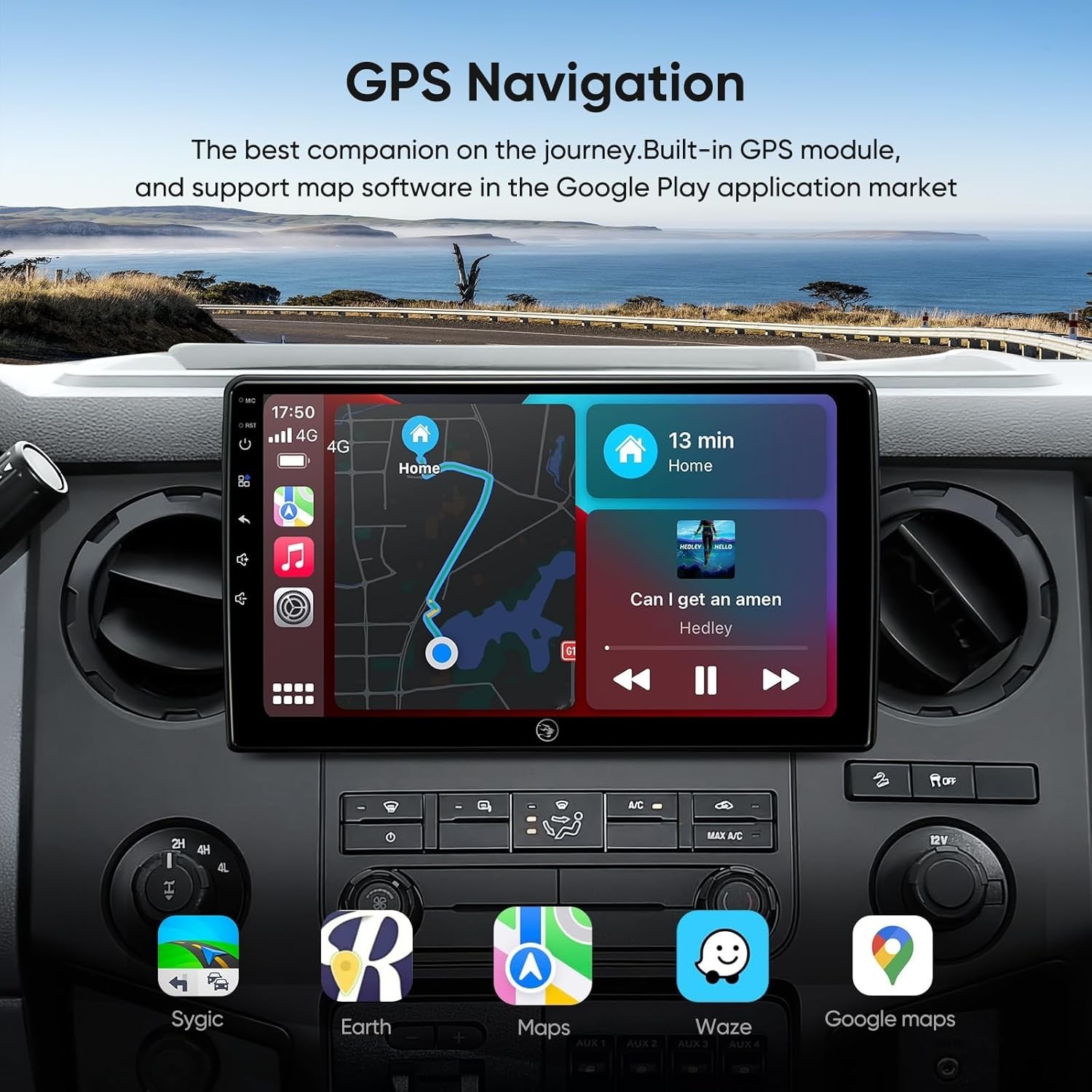 10″ Car Stereo Radio FOR Ford F150 2004-08 F2/3/450 Expedition Focus Fusion Tran
