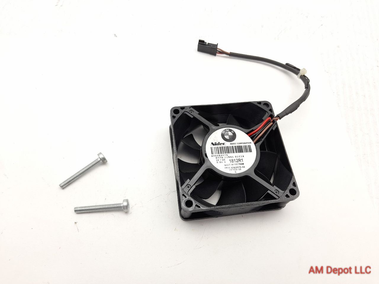 2012 BMW 535i 528i 550i GT F07 F10 Audio Amplifier Cooling Fan 65156983075