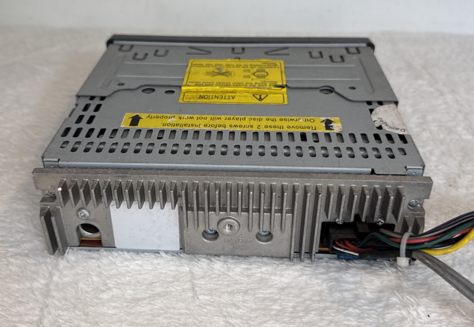 Sendai CD789 Used Car Stereo Head Unit CD/MP3 AM/FM In-Dash Not Tested