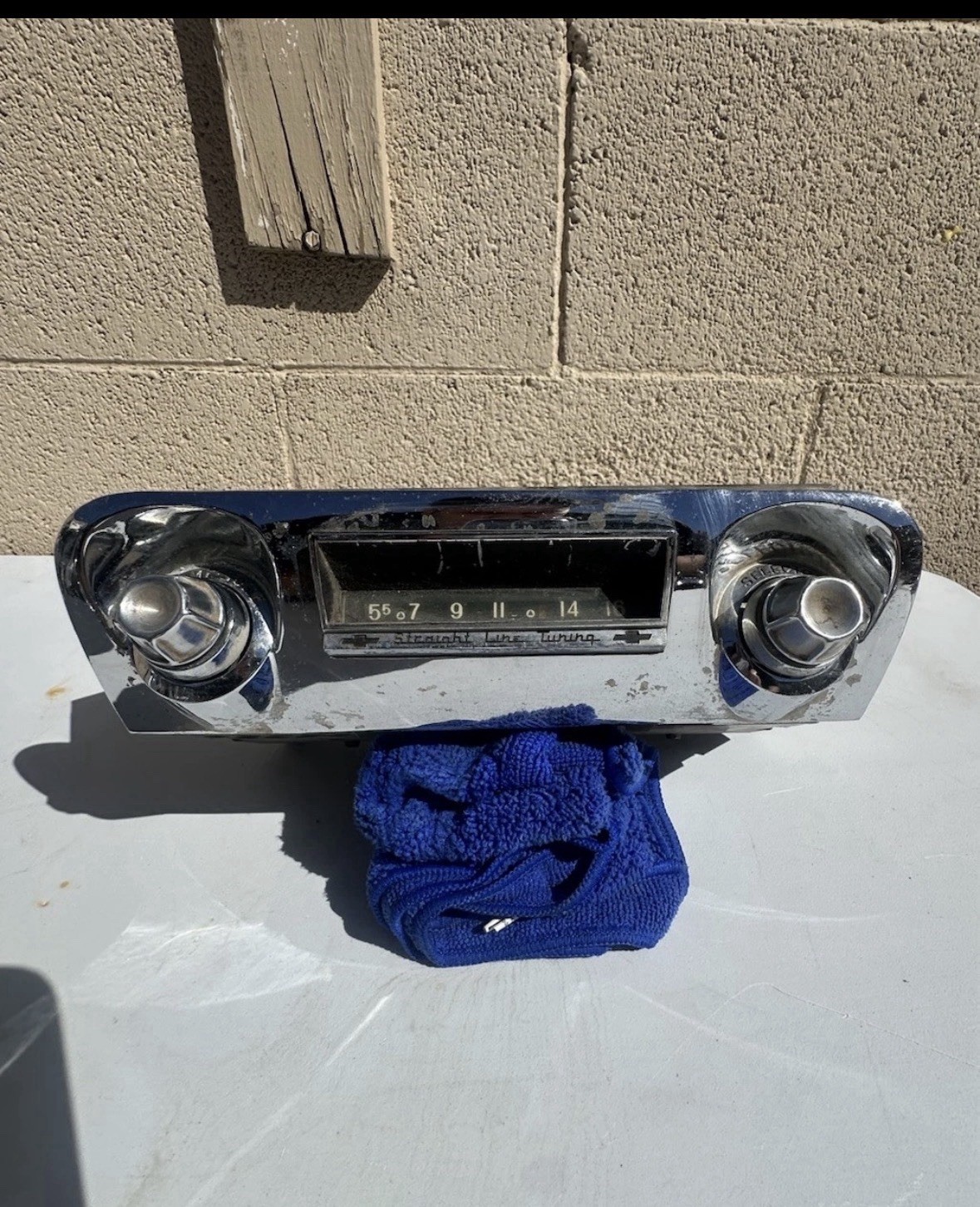 1959-1960 Chevy Impala Bel-Air Biscayne AM STEREO RADIO UN-TESTED/ORIGINAL/USED