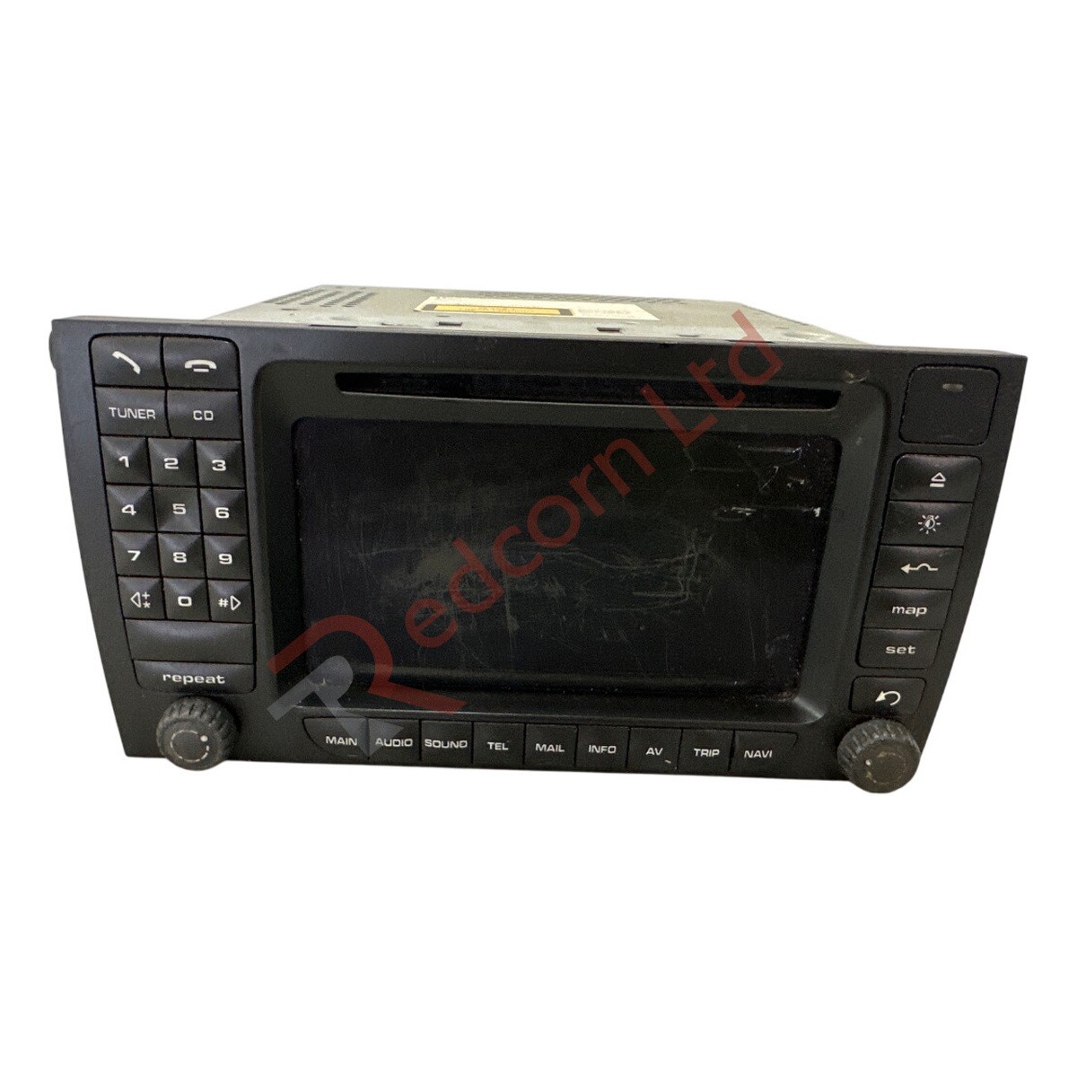 PORSCHE CAYENNE 2007-2010 SAT NAV STEREO RADIO CD HEAD UNIT-NO CODE 7L5035192C