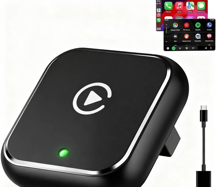 USB Wireless CarPlay Adapter Dongle box Plug ＆Play For iPhone Apple Wireless
