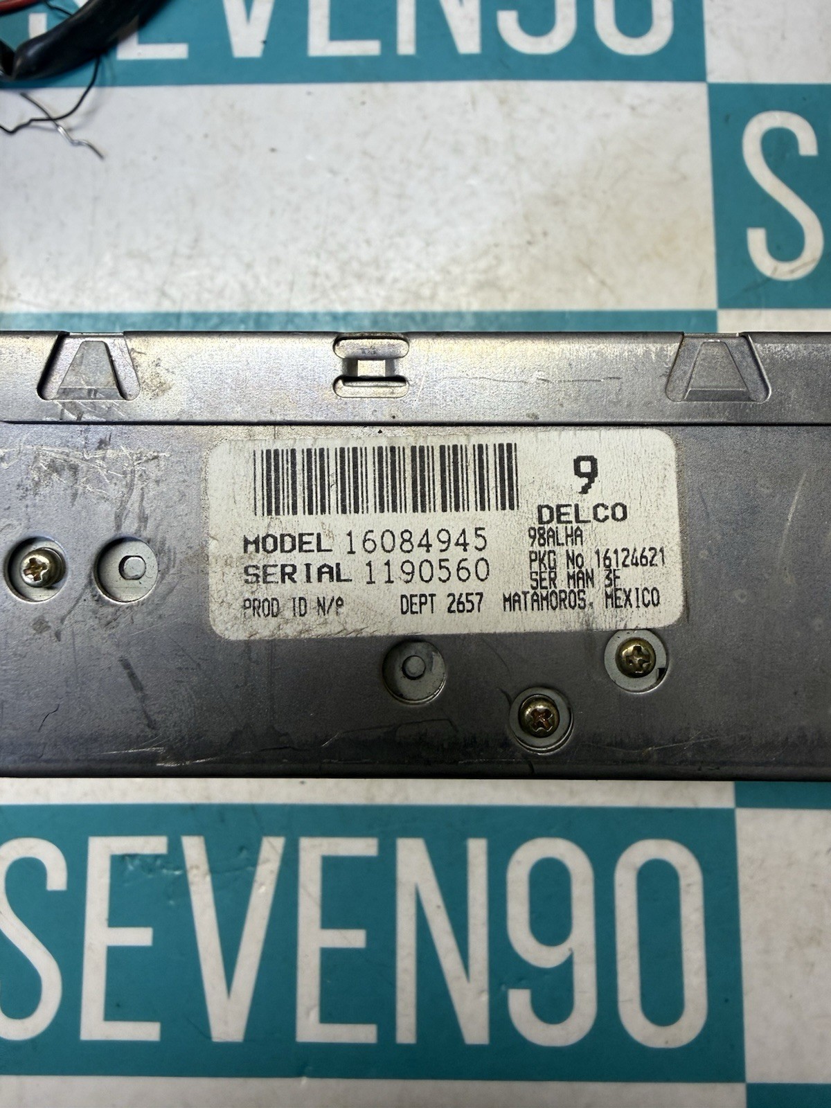 88-94 Chevy GMC Equalizer Cassette OBS Suburban Silverado Sierra BLACK Tested
