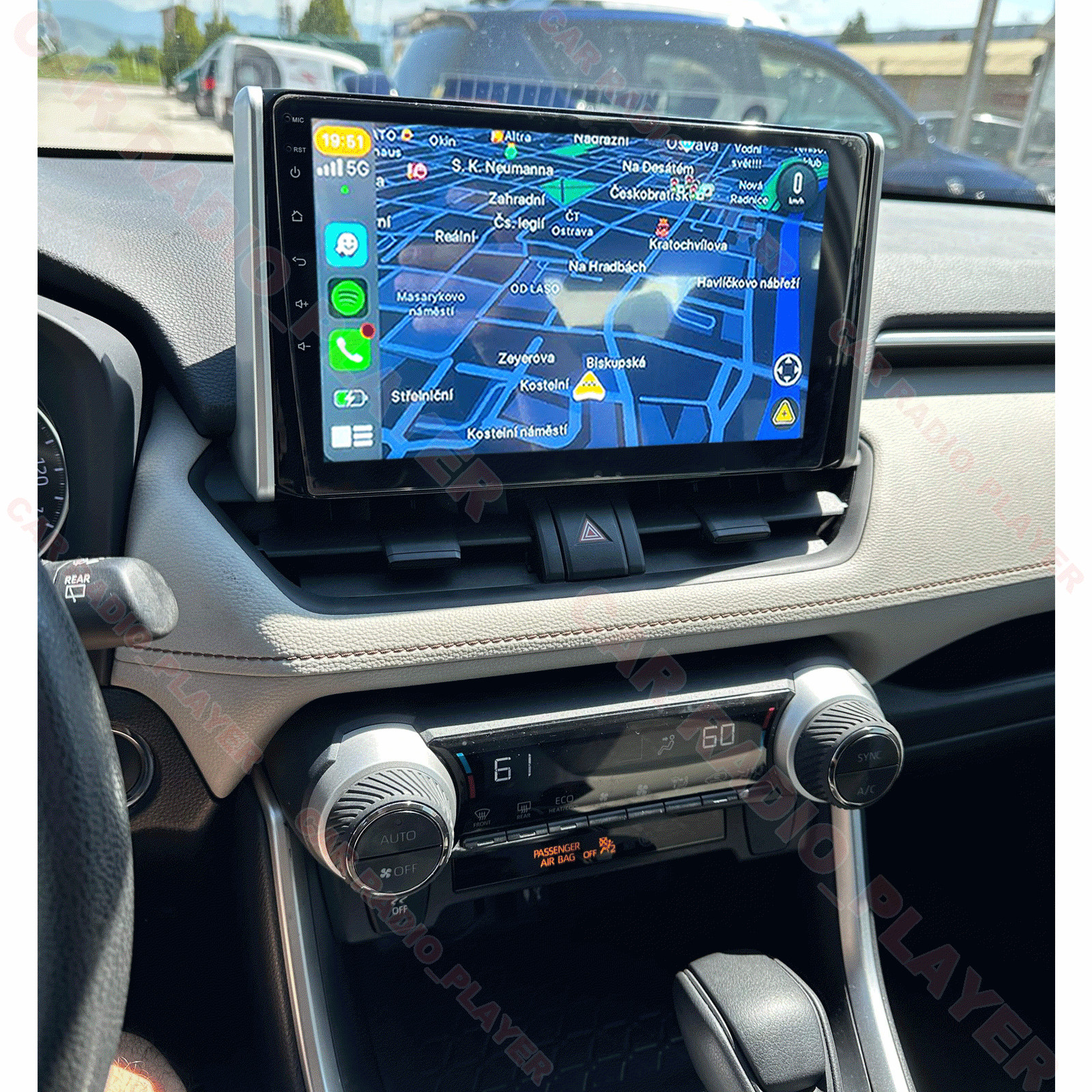 10” Android 15 Stereo Carplay Radio 4+64G GPS Nav Cam For Toyota RAV4 2018-2020