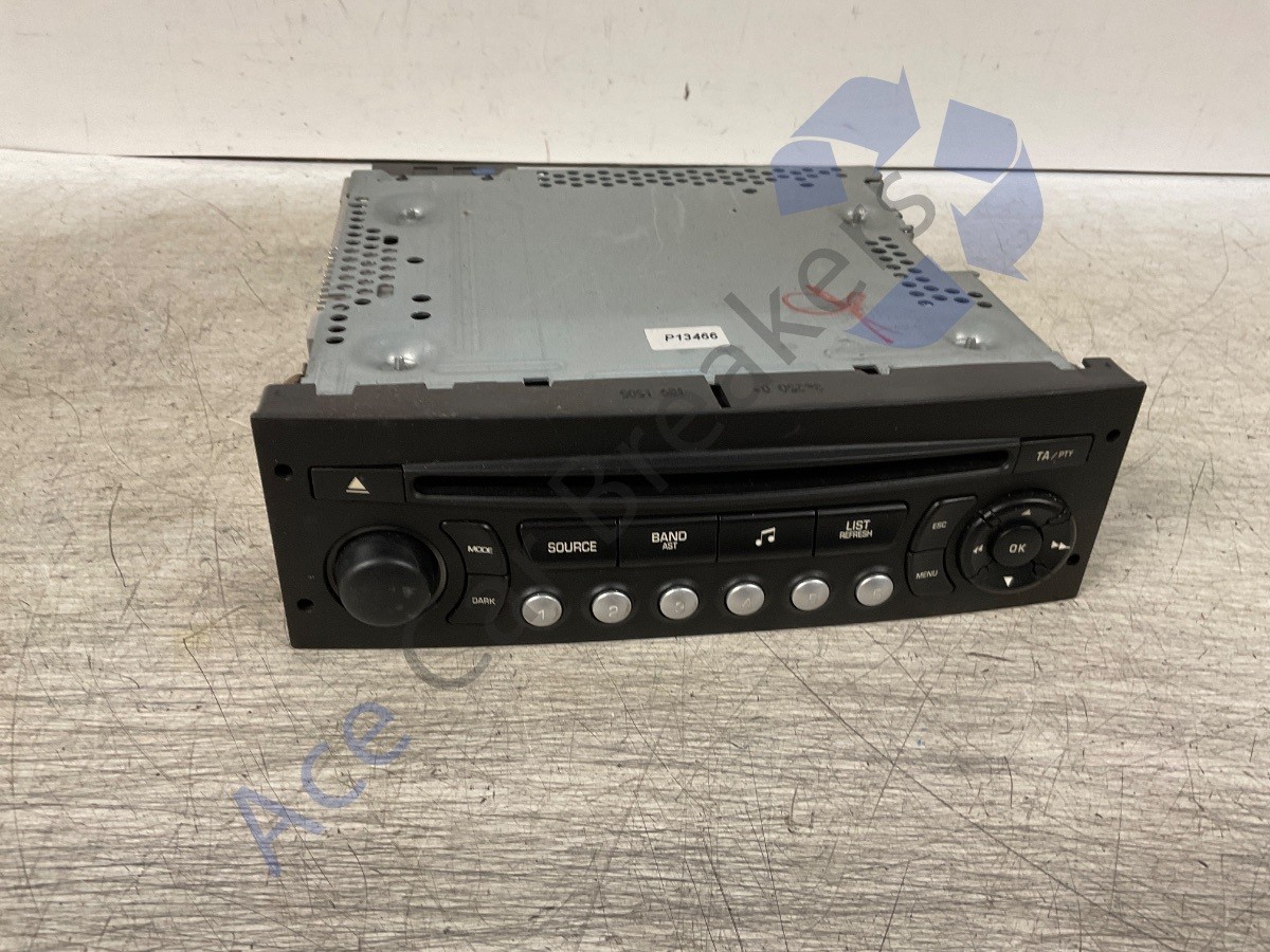 Peugeot 207 Sw 06-14 Stereo Radio Cd Player 96662669XT
