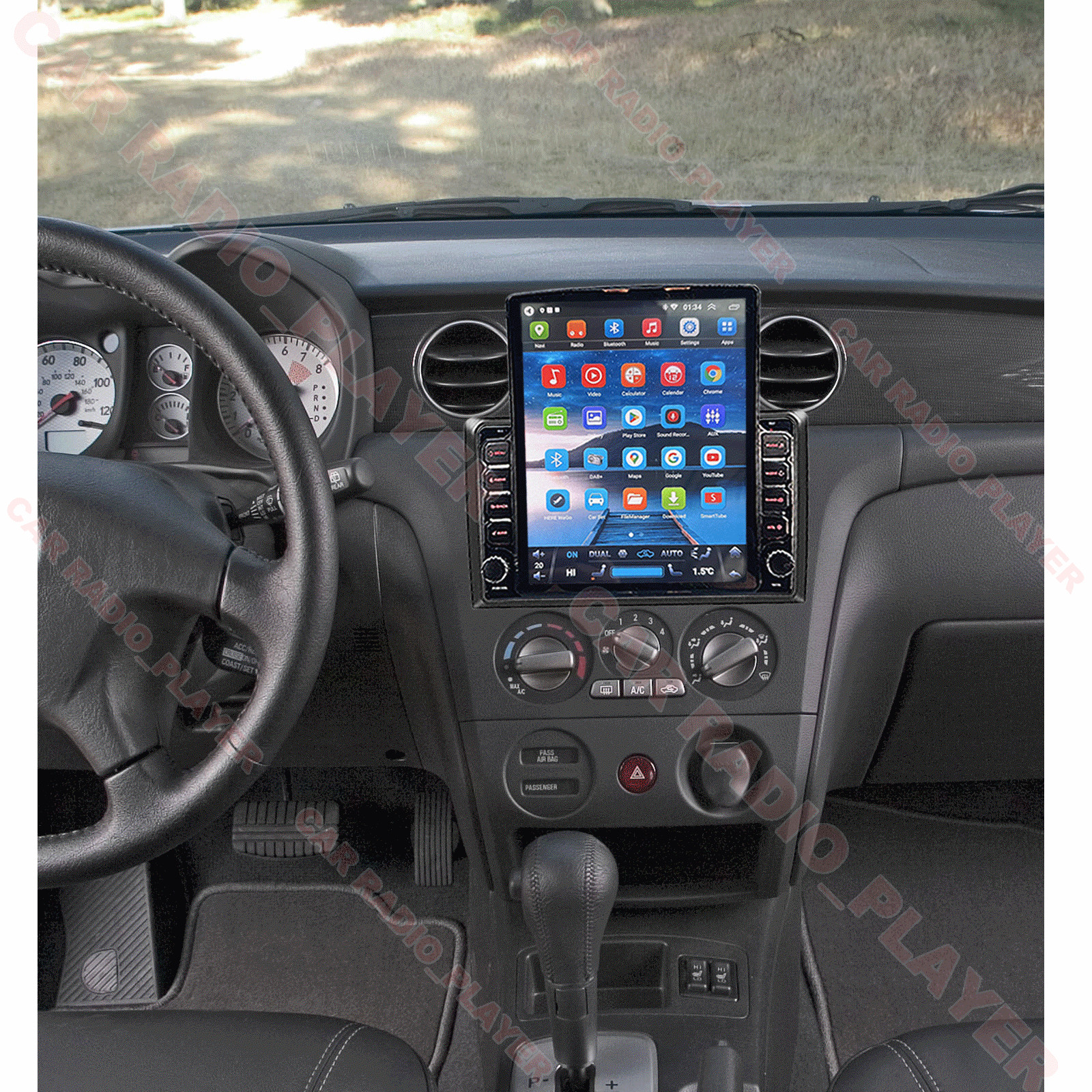Android 15 CarPlay Stereo Radio GPS Navi BT For Mitsubishi Outlander 2003-2006