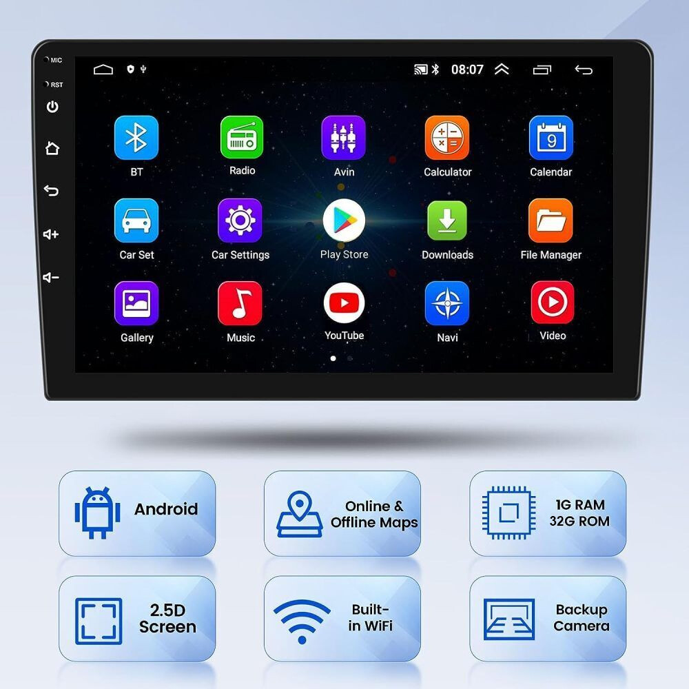 For Nissan Murano Z51 2008-2014 Carplay Android 15 Car Stereo Radio FM BT 4+64GB