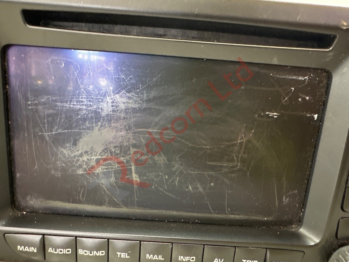 PORSCHE CAYENNE 2007-2010 SAT NAV STEREO RADIO CD HEAD UNIT-NO CODE 7L5035192C