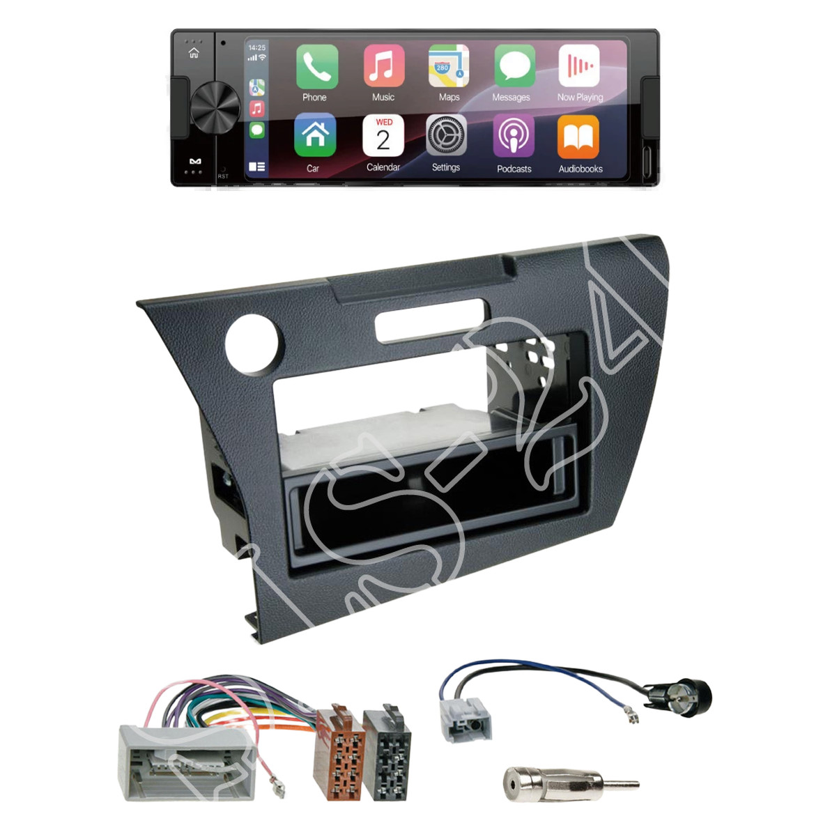Ampire CPR60 radio DAB + touchscreen with installation kit for Honda CR-Z (ZF1) from 06/201