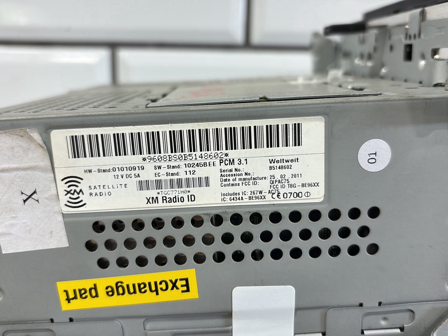 2011 Porsche Cayenne 958 Navigation CD Radio 95864297100 OEM