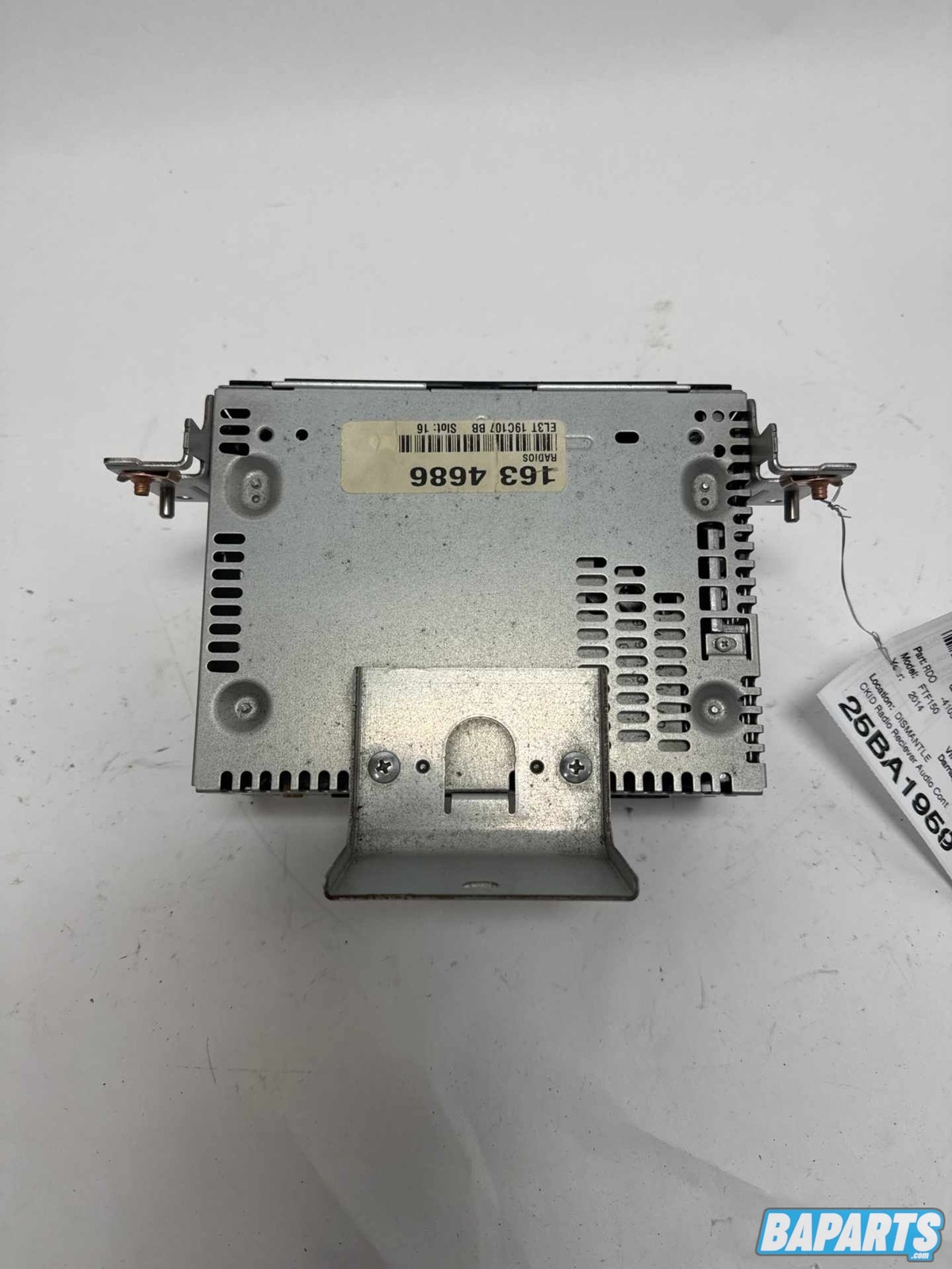 2014 FORD F150 Radio Reciever Audio Control Module EL3T19C107EA